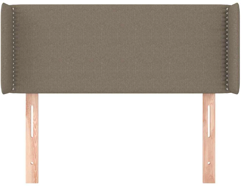 Galvūgalis su auselėmis,taupe spalvos,93x16x78/88cm, audinys