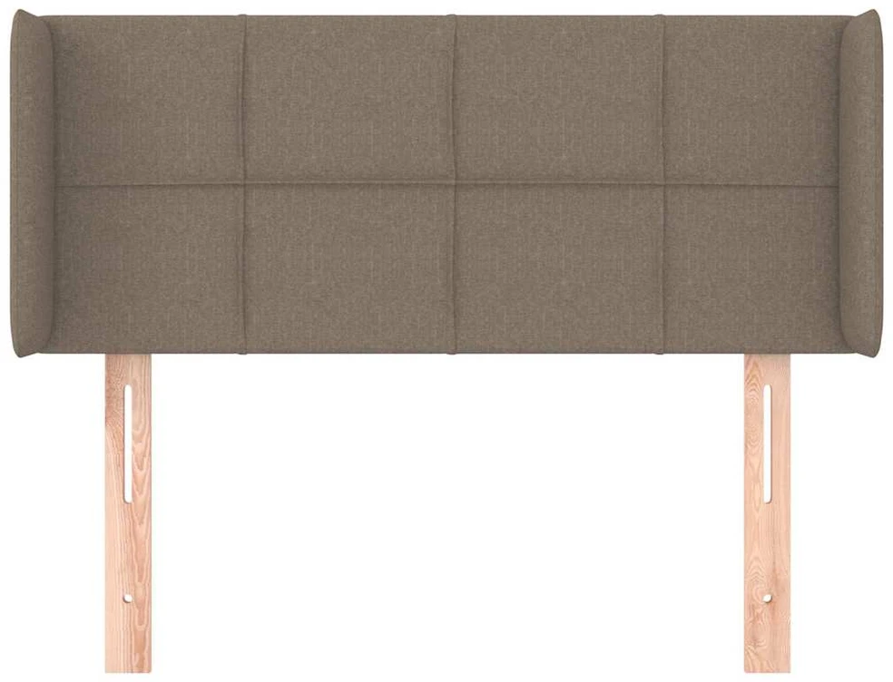 Galvūgalis su auselėmis,taupe spalvos,93x16x78/88cm, audinys