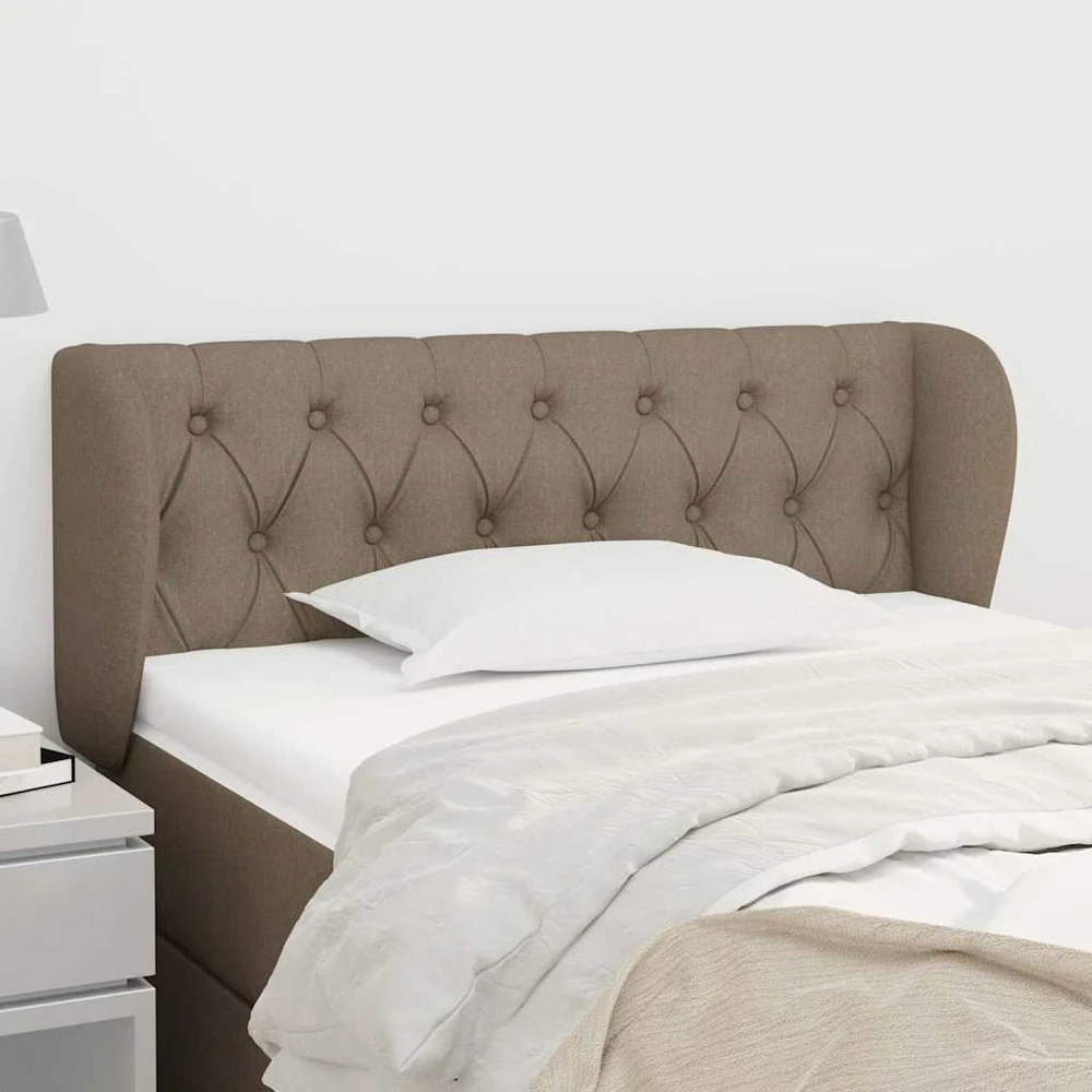 Galvūgalis su auselėmis,taupe spalvos,93x23x78/88cm, audinys