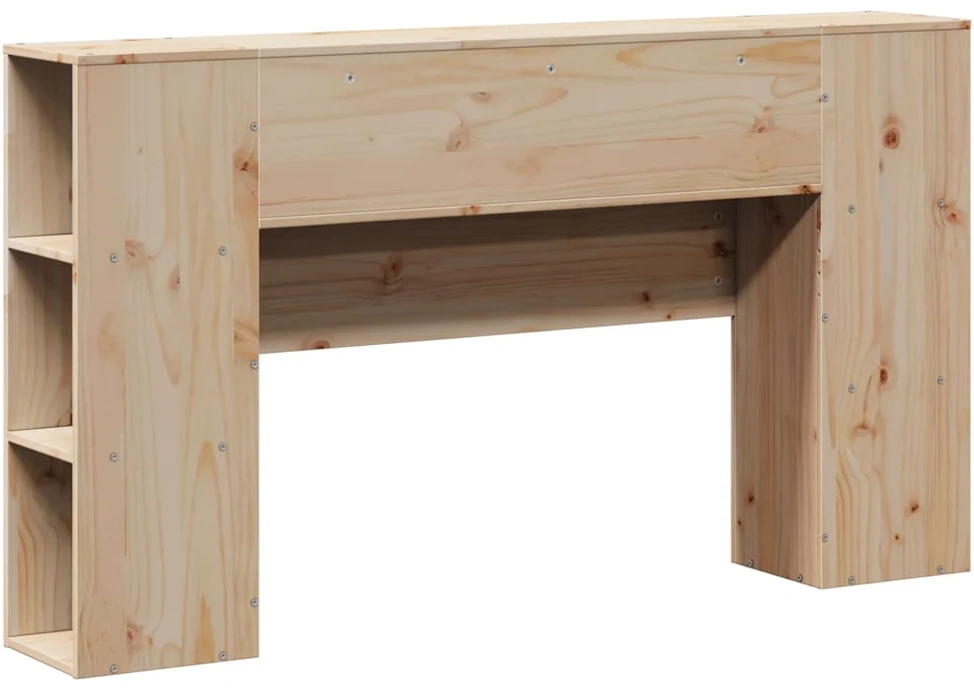 Galvūgalis su daiktų laikymo vieta, 135cm, pušies masyvas