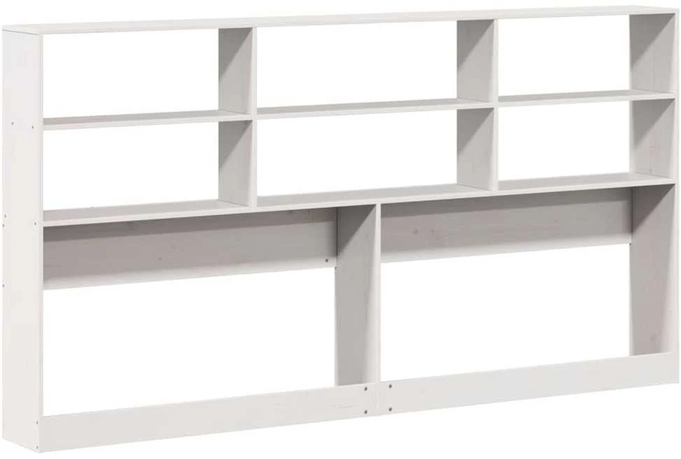 Galvūgalis su daiktų laikymo vieta, baltas, 180cm, pušis
