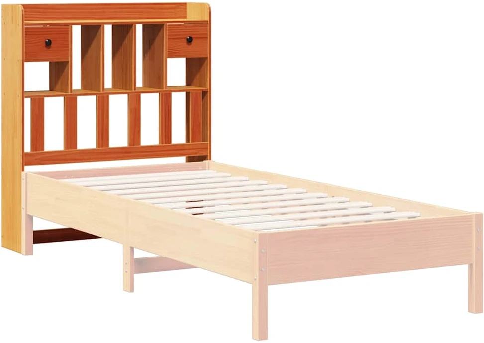 Galvūgalis su daiktų laikymo vieta, rudas, 100cm, pušis