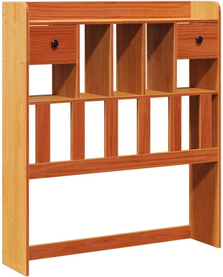 Galvūgalis su daiktų laikymo vieta, rudas, 100cm, pušis