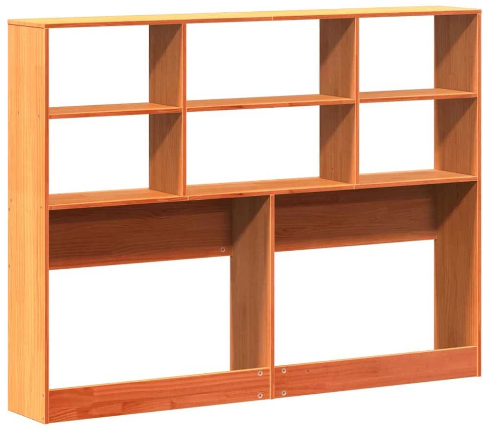 Galvūgalis su daiktų laikymo vieta, rudas, 150cm, pušis