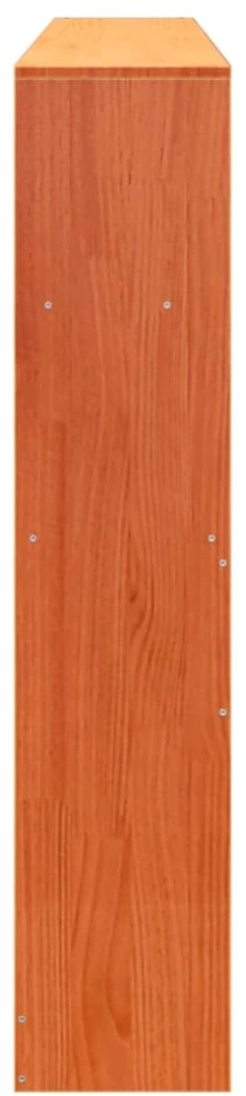 Galvūgalis su daiktų laikymo vieta, rudas, 200cm, pušis
