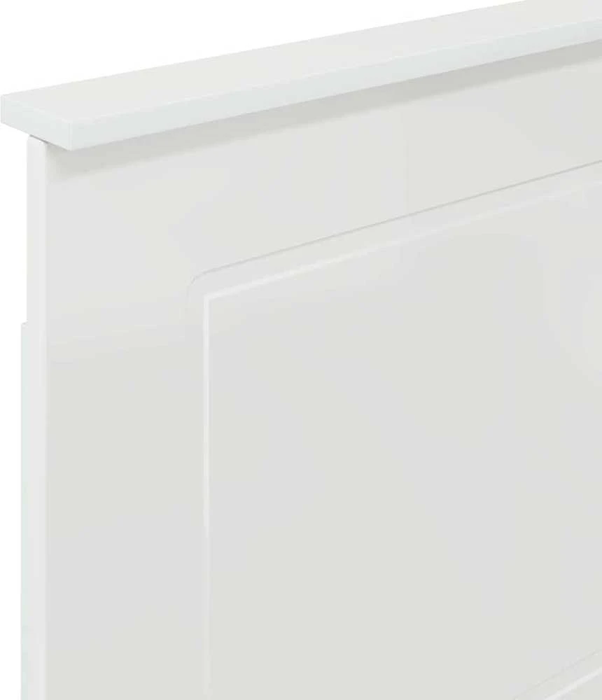 Galvūgalis Blizgus baltas 100 cm Dirbtinė mediena