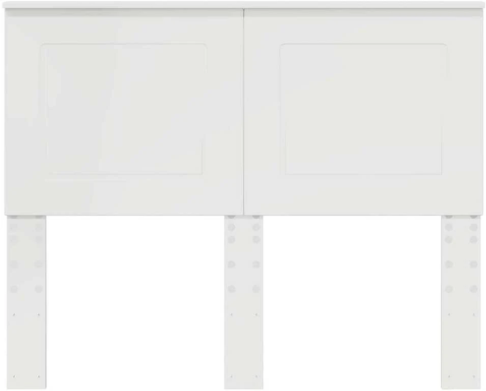 Galvūgalis Blizgus baltas 100 cm Dirbtinė mediena