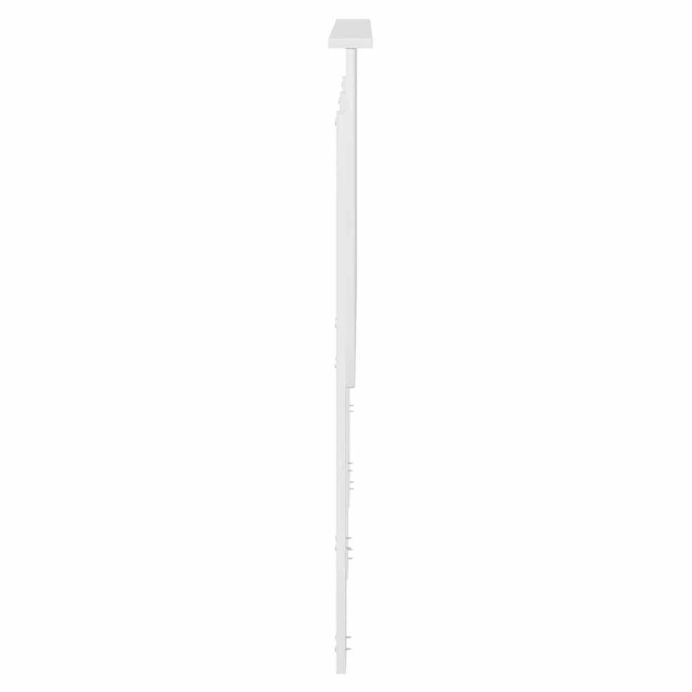 Galvūgalis Blizgus baltas 100 cm Dirbtinė mediena