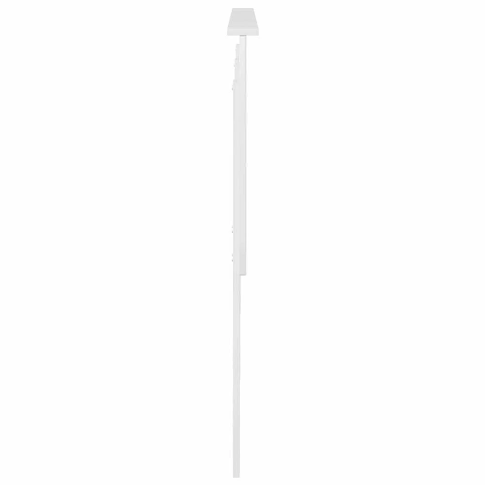 Galvūgalis Blizgus baltas 100 cm Dirbtinė mediena