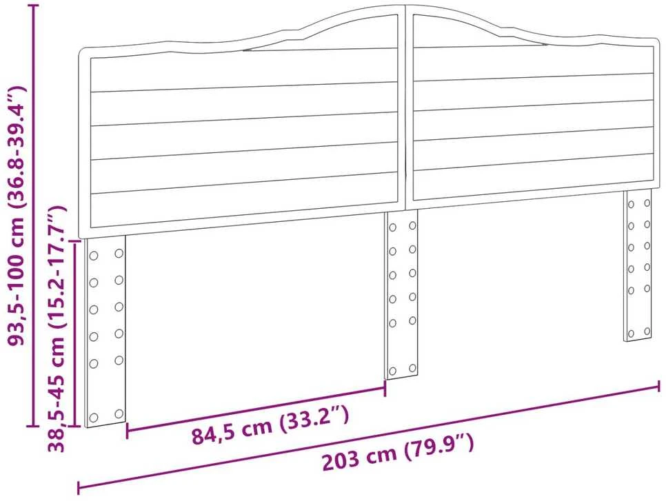 Galvūgalis Juodas ąžuolas Apdirbta mediena