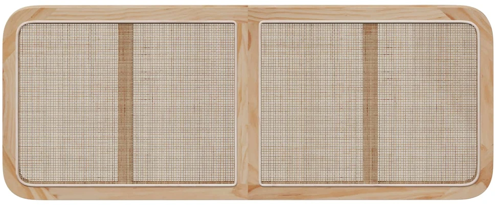 Galvūgalis su galvūgalio Natūrali 140 x 55 x 3 cm Ratanas