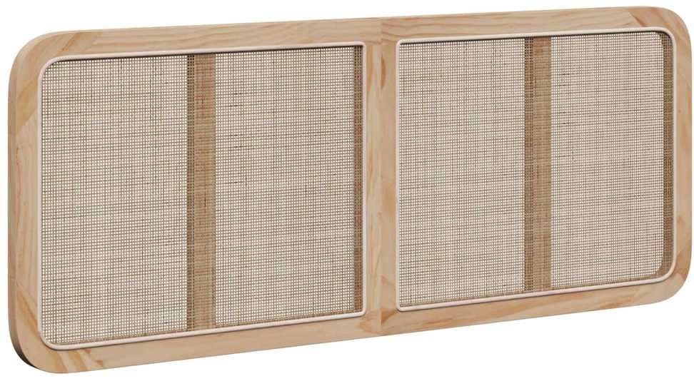 Galvūgalis su galvūgalio Natūrali 140 x 55 x 3 cm Ratanas