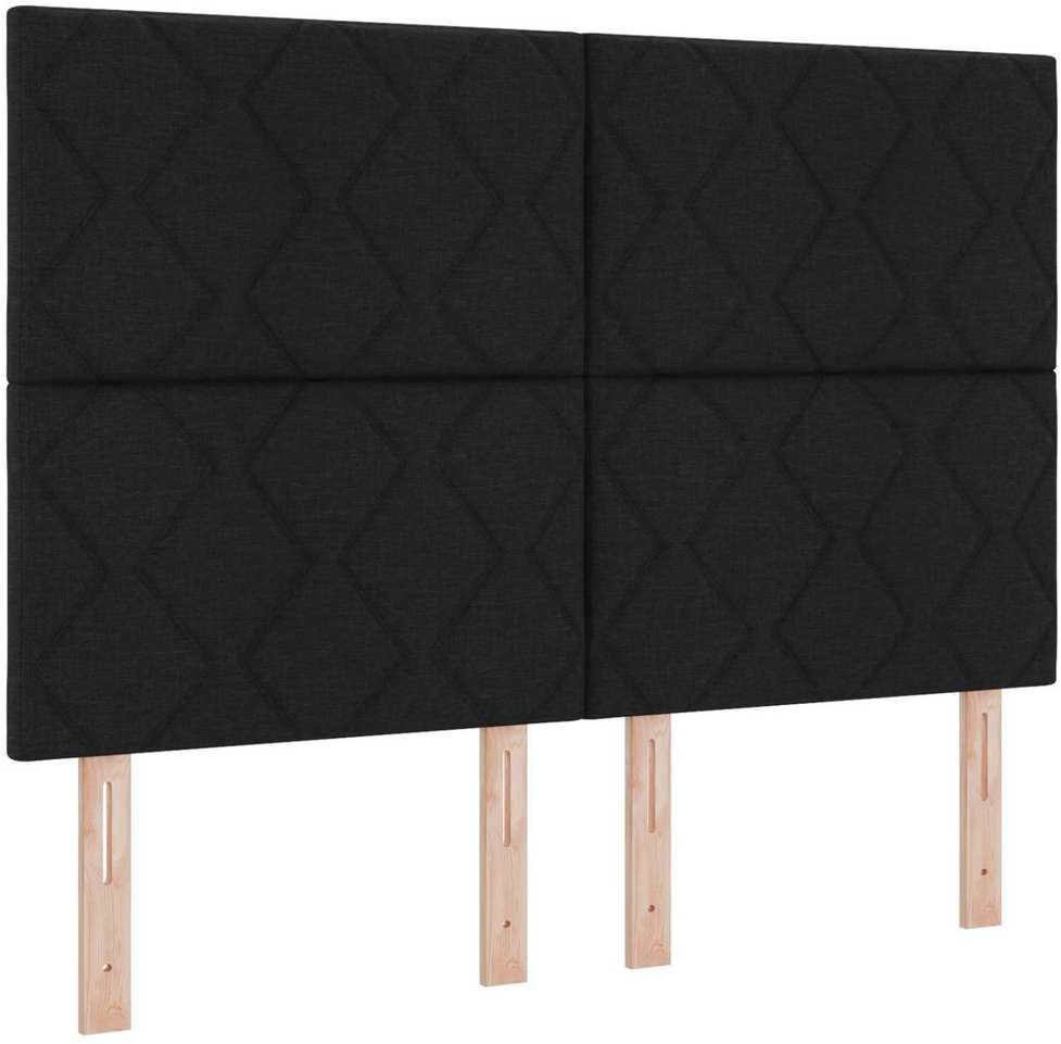 LED galvūgalis Juodas 144 cm audinys