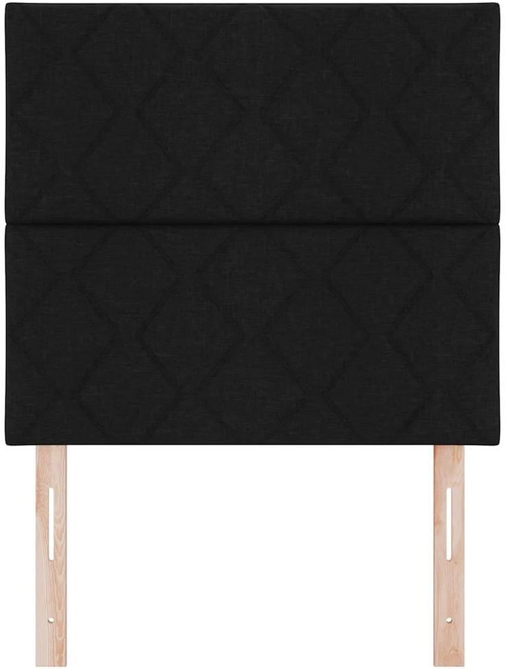 LED galvūgalis Juodas 90 cm audinys