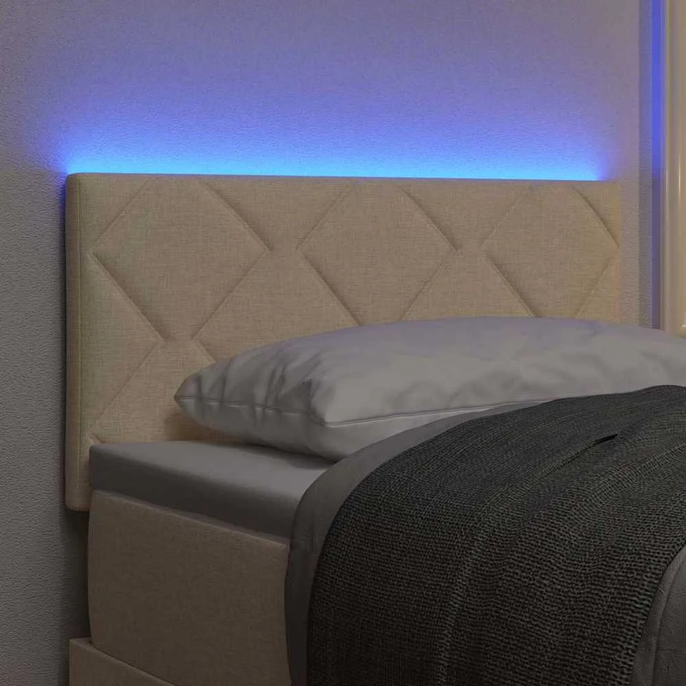 LED galvūgalis Kreminė audinys