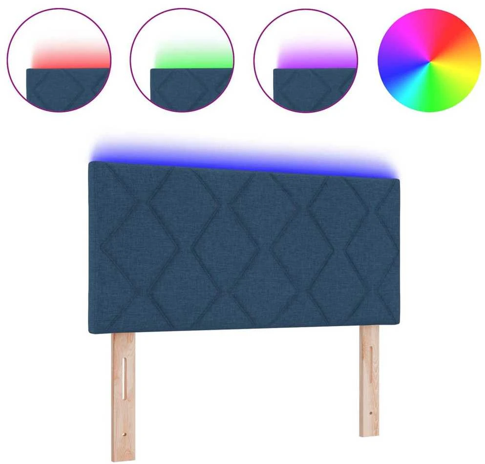 LED galvūgalis Mėlyna audinys