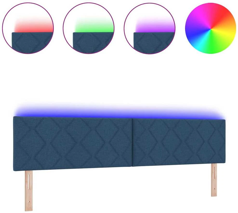 LED galvūgalis Mėlyna audinys