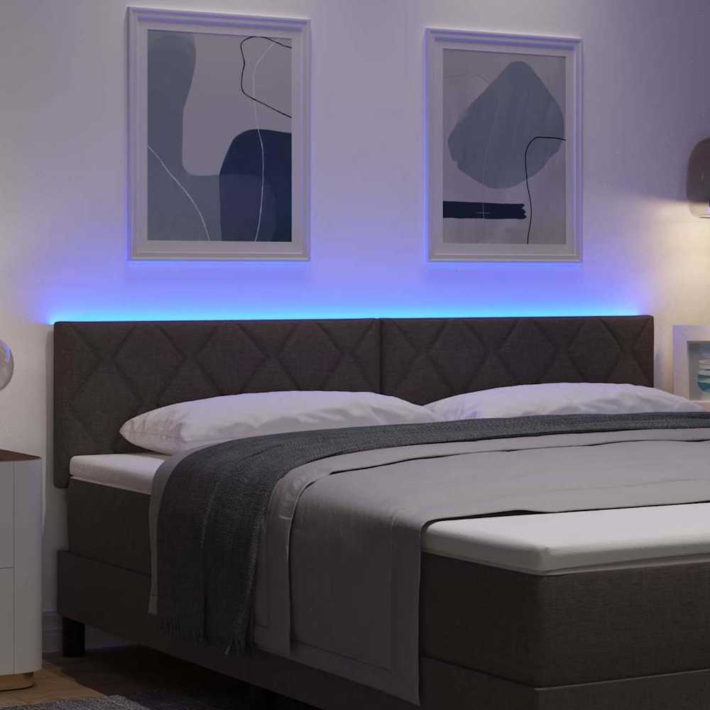 LED galvūgalis Ruda 180 cm audinys