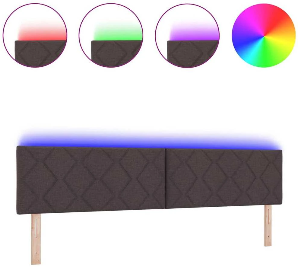 LED galvūgalis Ruda audinys