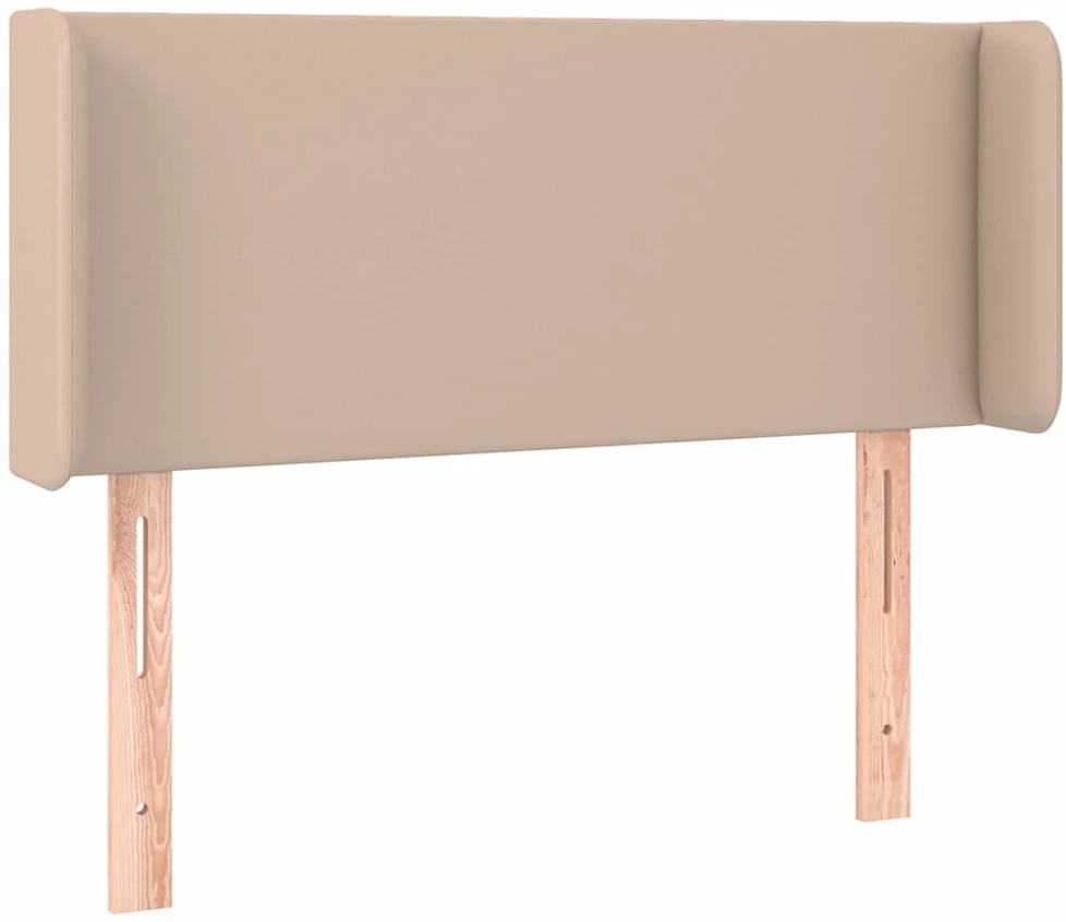 Galvūgalis su LED, kapučino spalvos, 93x16x78/88cm