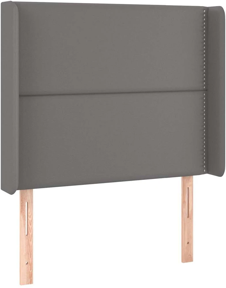 Galvūgalis su LED, pilkos spalvos, 103x16x118/128 cm