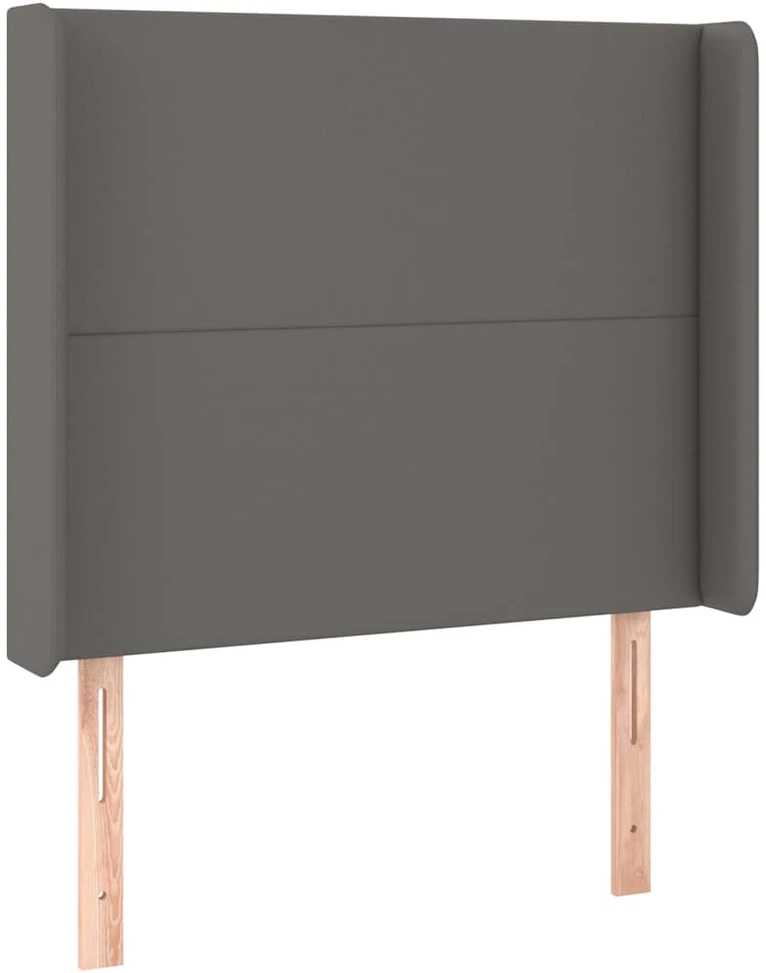 Galvūgalis su LED, pilkos spalvos, 83x16x118/128 cm
