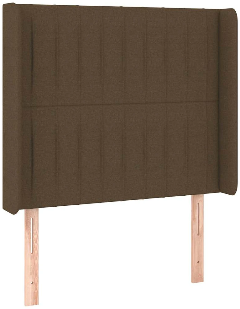 Galvūgalis su LED, tamsiai rudos spalvos, 93x16x118/128cm
