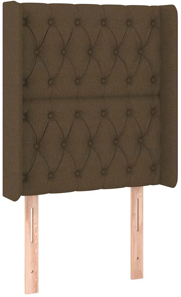 Galvūgalis su LED, tamsiai rudos spalvos, 83x16x118/128cm