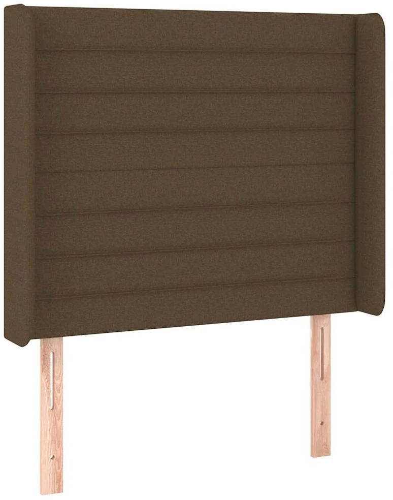 Galvūgalis su LED, tamsiai rudos spalvos, 83x16x118/128cm
