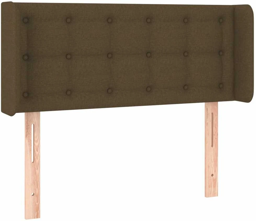 Galvūgalis su LED, tamsiai rudos spalvos, 83x16x78/88cm