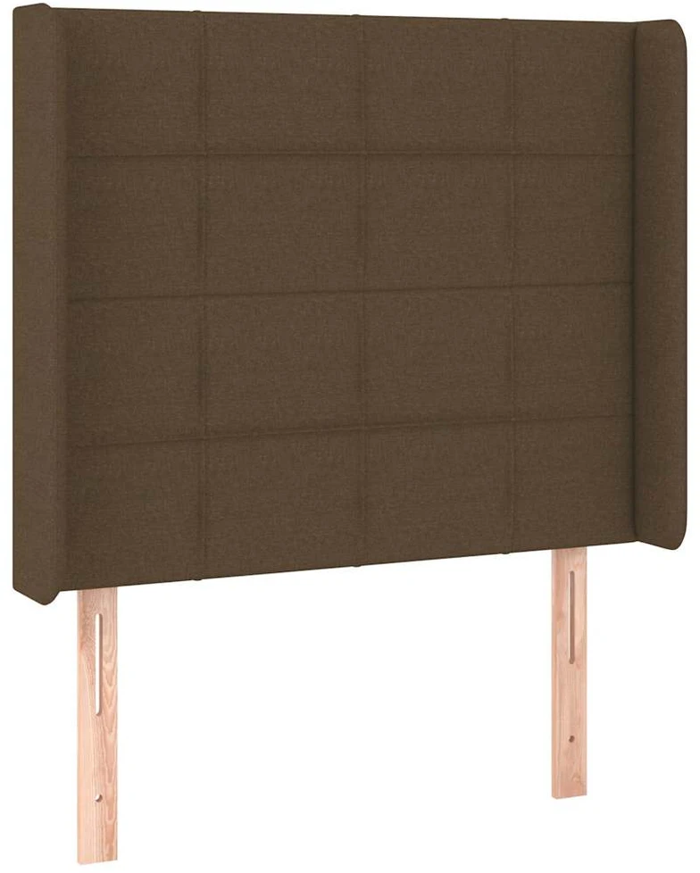Galvūgalis su LED, tamsiai rudos spalvos, 93x16x118/128cm