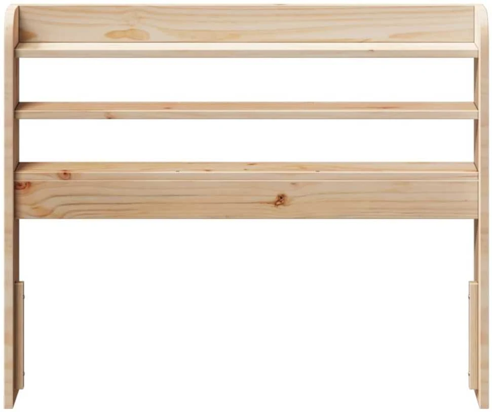 Galvūgalis su lentynomis, 90cm, pušies medienos masyvas