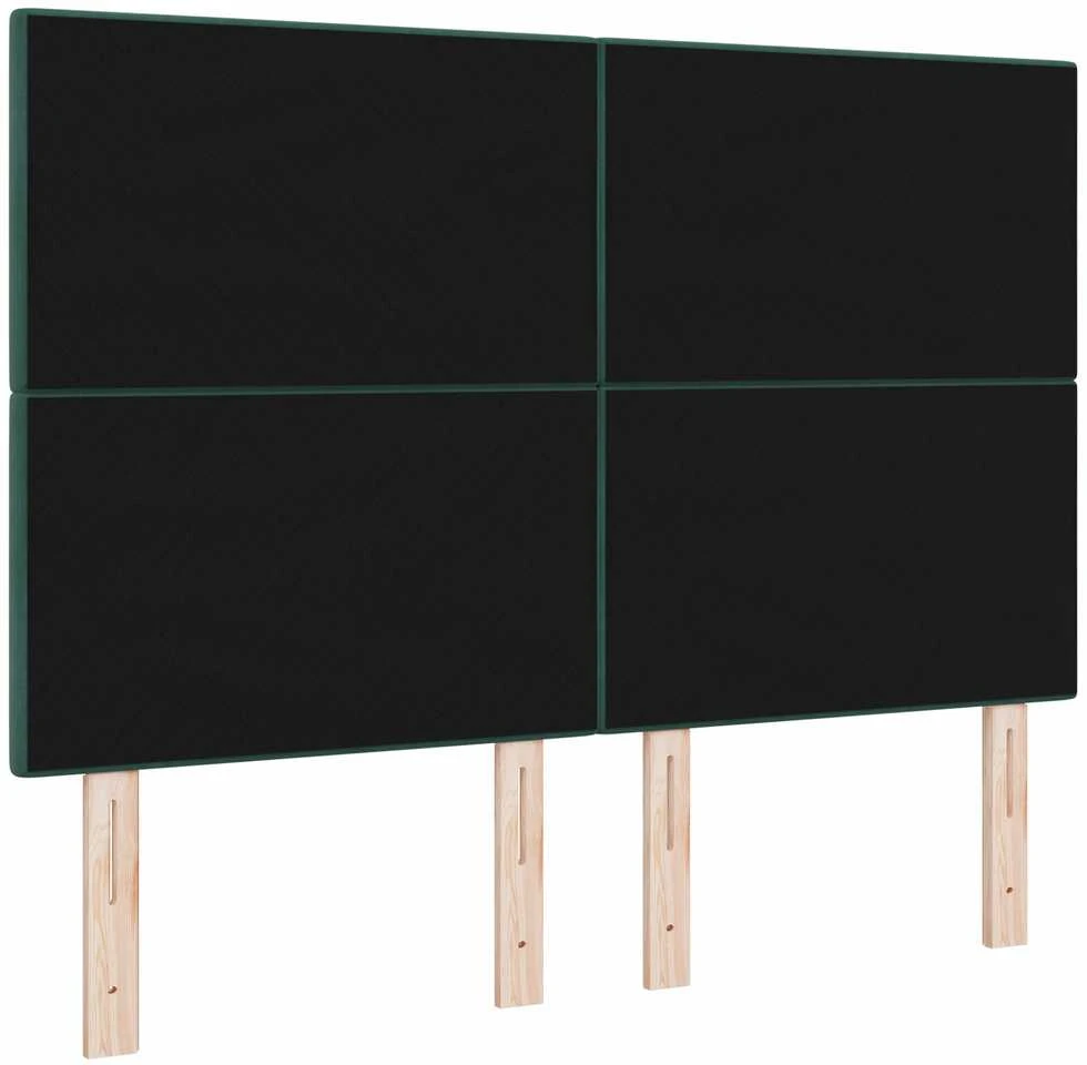 Galvūgalis Tamsiai žalia 160 cm Aksomas