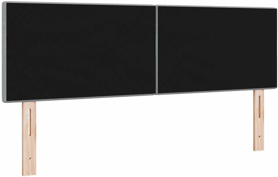 Aukščio reguliuojamas atlošas Šviesiai pilka 144 cm audinys