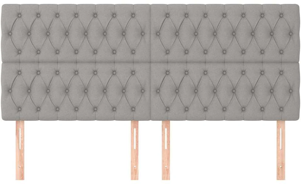 Galvūgalis,4vnt.,šviesiai pilkos spalvos,100x7x78/88 cm,audinys