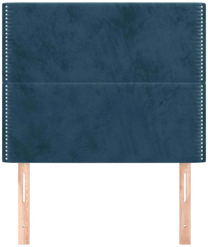 Galvūgalis, 2vnt.,tamsiai mėlynos spalvos,100x5x78/88cm,aksomas