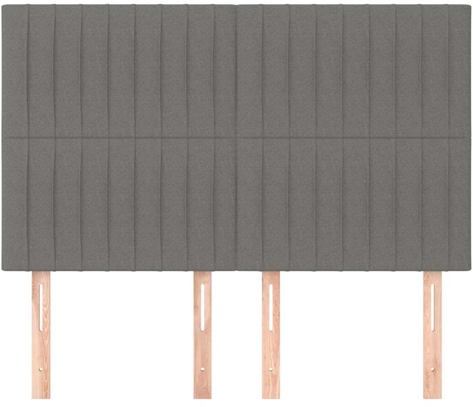 Galvūgaliai, 4vnt., tamsiai pilki, 72x5x78/88cm, audinys