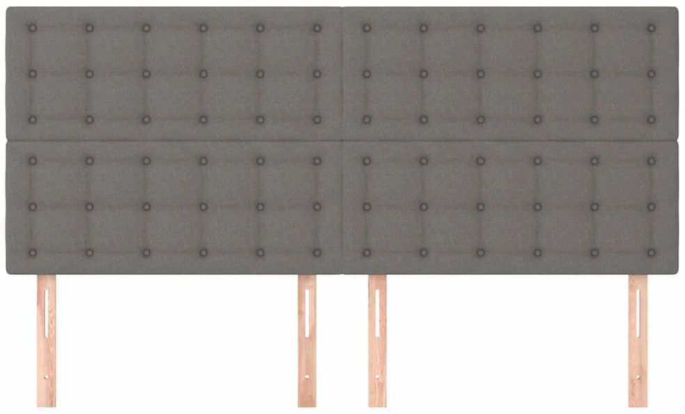 Galvūgalis, 4vnt.,tamsiai pilkos spalvos,90x5x78/88cm, audinys