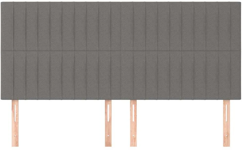 Galvūgalis, 4vnt.,tamsiai pilkos spalvos,90x5x78/88cm, audinys