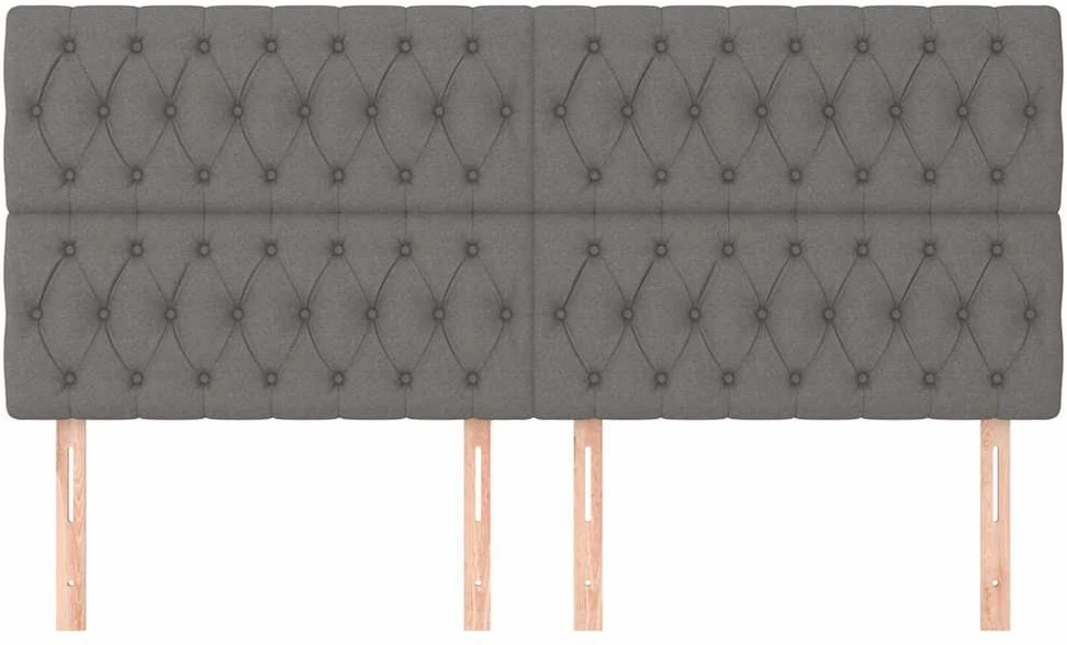 Galvūgalis, 4vnt.,tamsiai pilkos spalvos,100x7x78/88cm, audinys