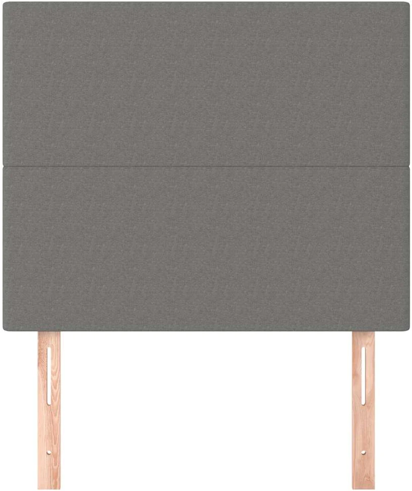 Galvūgalis, 2vnt.,tamsiai pilkos spalvos,90x5x78/88cm, audinys