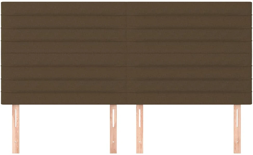 Galvūgalis, 4vnt., tamsiai rudos spalvos, 80x5x78/88cm, audinys
