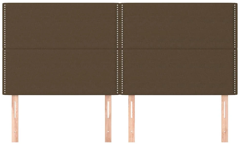 Galvūgalis, 4vnt.,tamsiai rudos spalvos,90x5x78/88cm, audinys