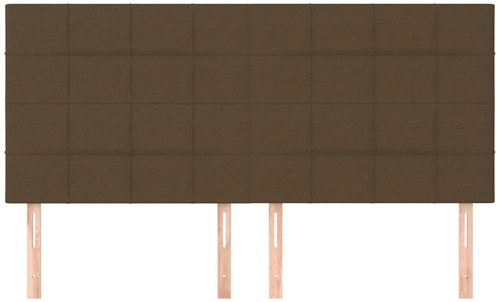 Galvūgalis, 4vnt., tamsiai rudos spalvos, 100x5x78/88cm,audinys