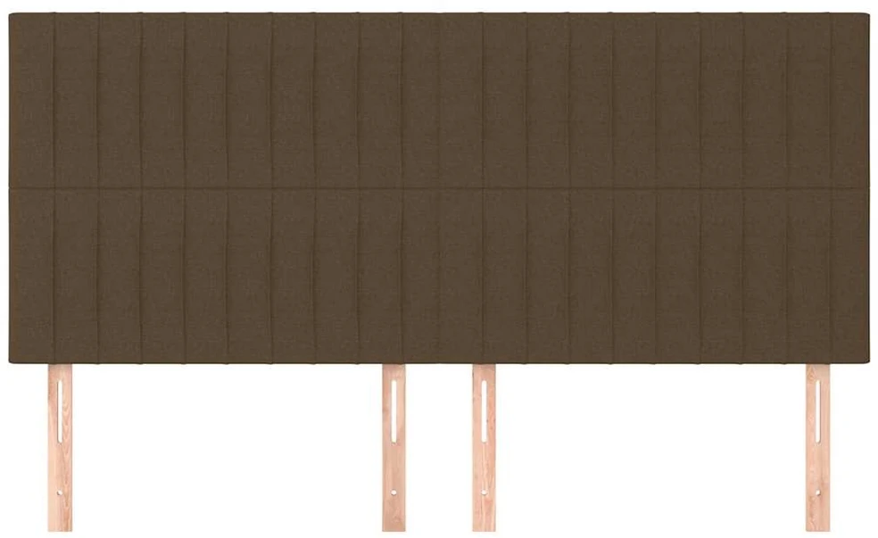 Galvūgalis, 4vnt., tamsiai rudos spalvos, 100x5x78/88cm,audinys