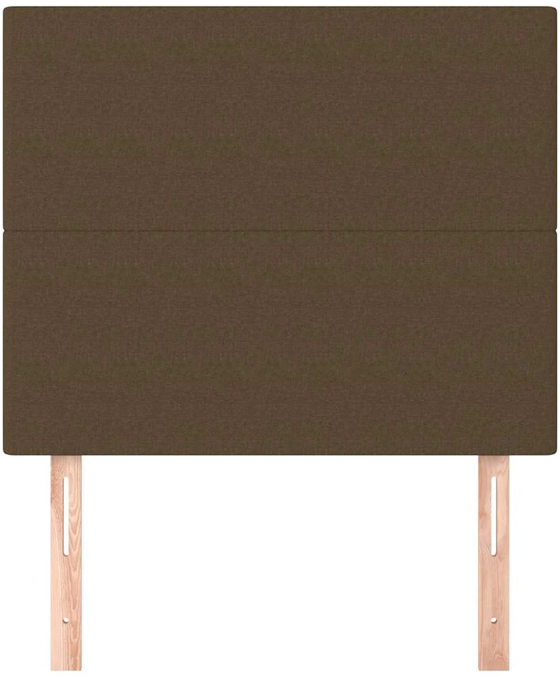 Galvūgalis, 2vnt., tamsiai rudos spalvos, 80x5x78/88cm, audinys