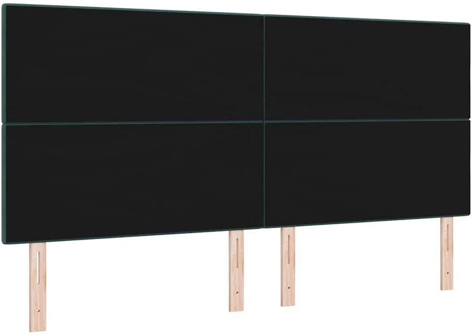 Galvūgalis Tamsiai žalia 200 cm Aksomas