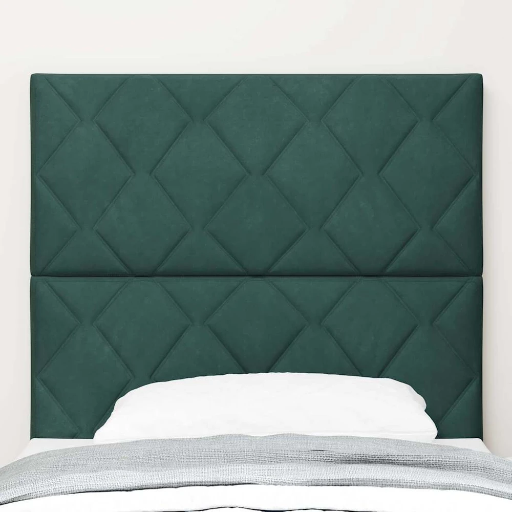Galvūgalis Tamsiai žalia 90 cm Aksomas