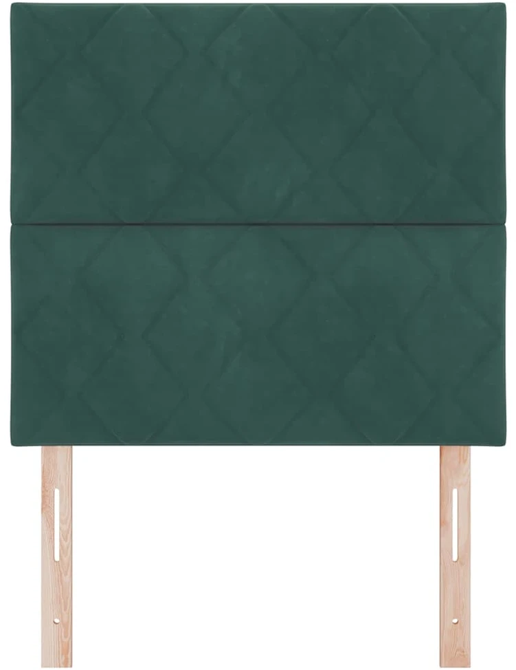 Galvūgalis Tamsiai žalia 90 cm Aksomas
