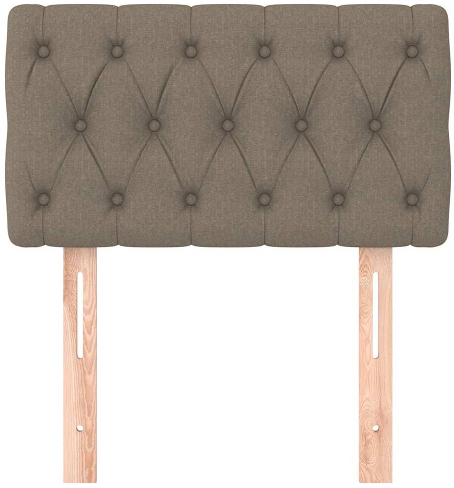 Galvūgalis, taupe spalvos, 80x7x78/88 cm, audinys